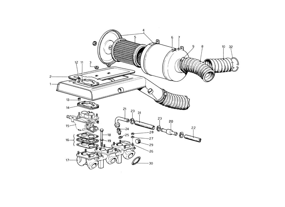 AIR FILTER AND MANIFOLDS