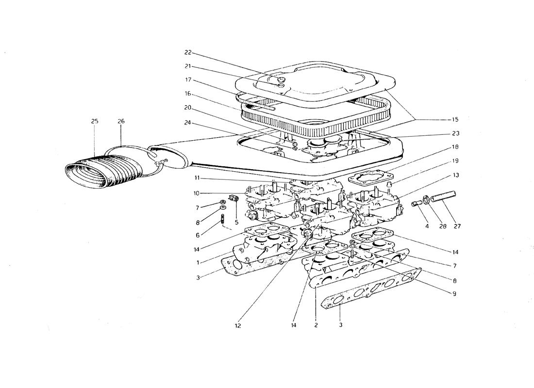 CARBURETORS AND AIR CLEANER