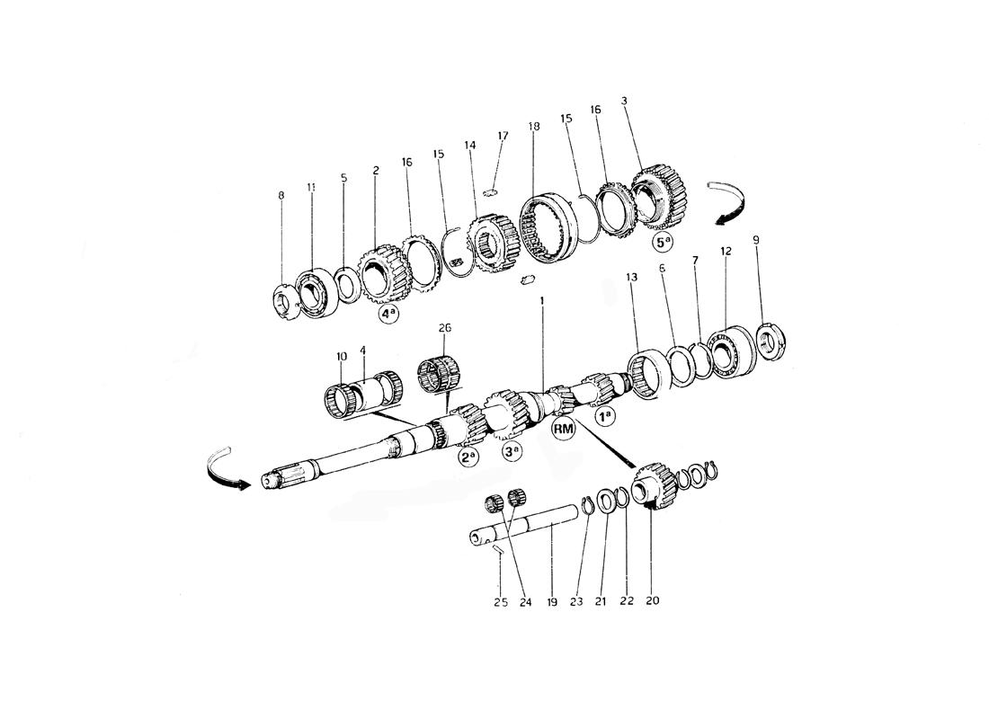 MAIN SHAFT GEARS