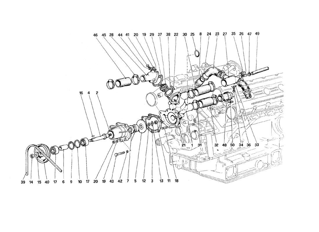 WATER PUMP AND PIPING