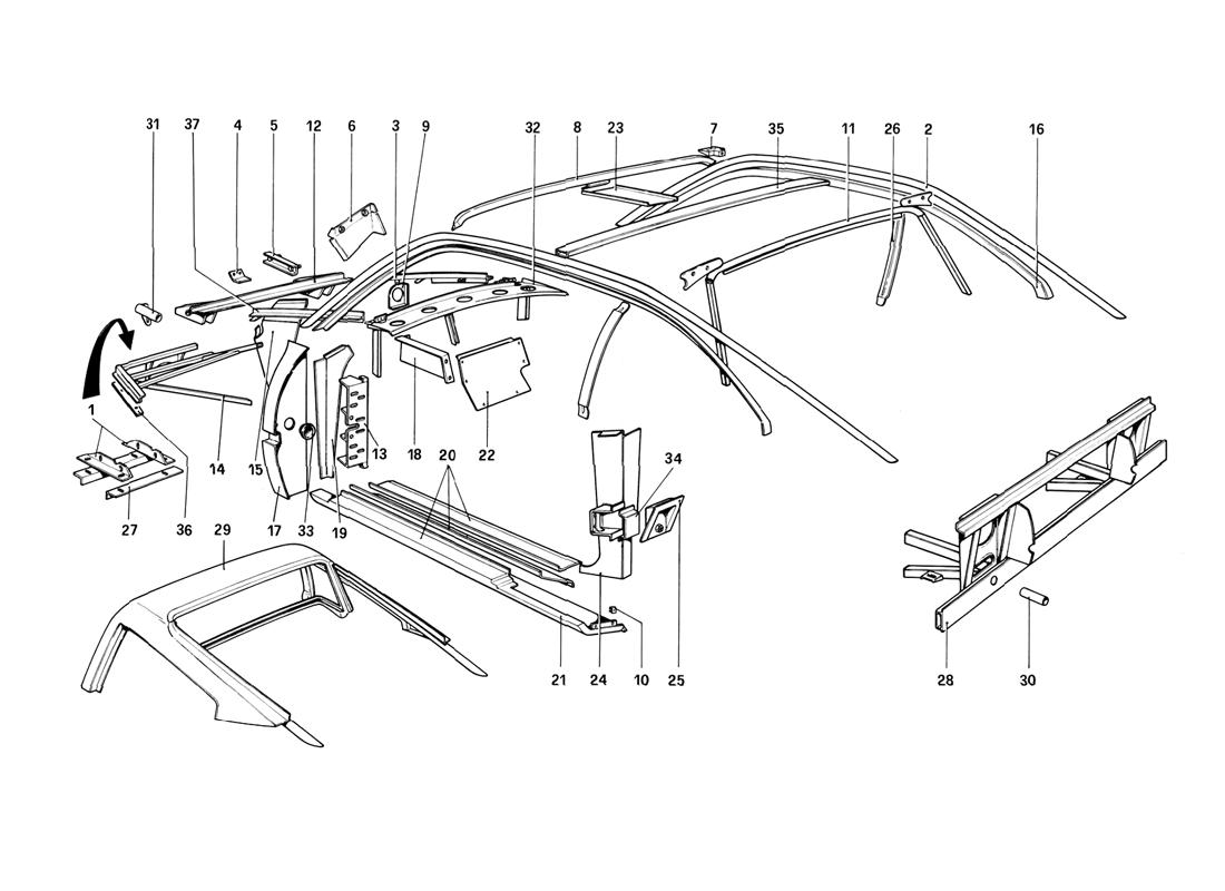 BODY SHELL - INNER ELEMENTS