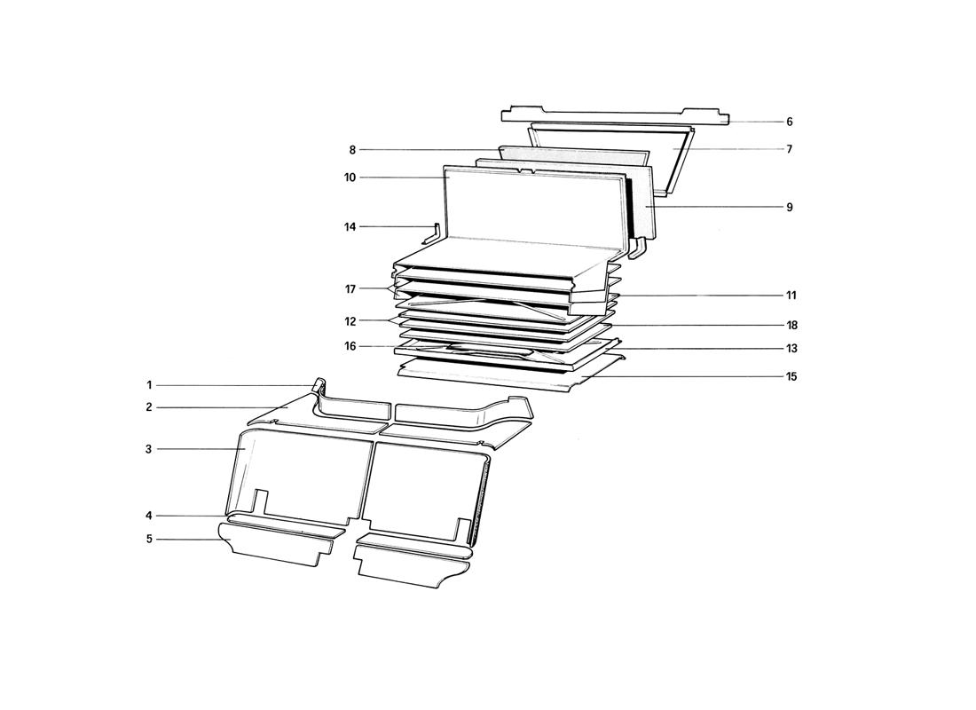 PASSENGER AND LUGGAGE COMPARTMENTS INSULATION