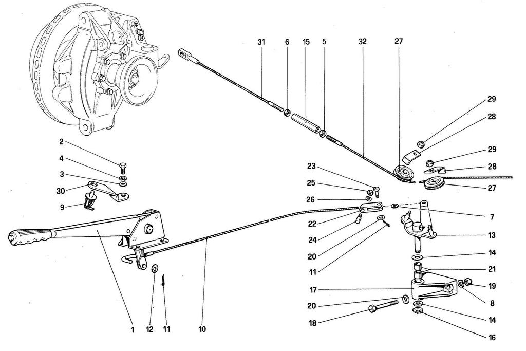 HAND-BRAKE CONTROL