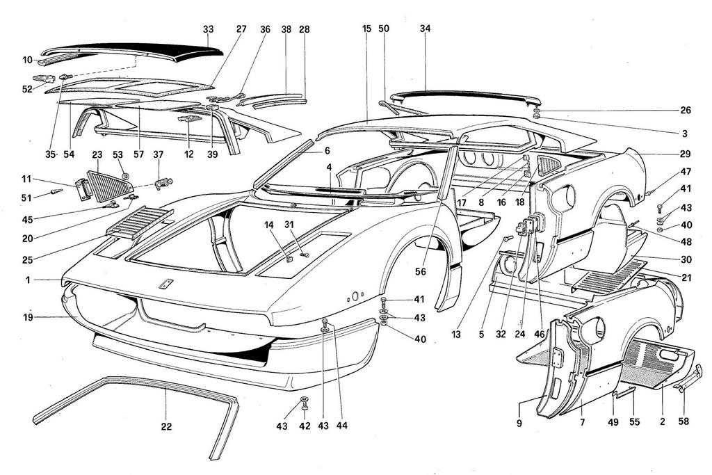 BODY SHELL – OUTER ELEMENTS