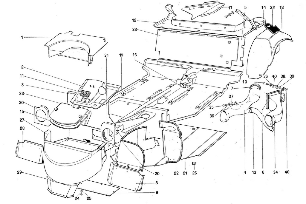 BODY SHELL – INNER ELEMENTS