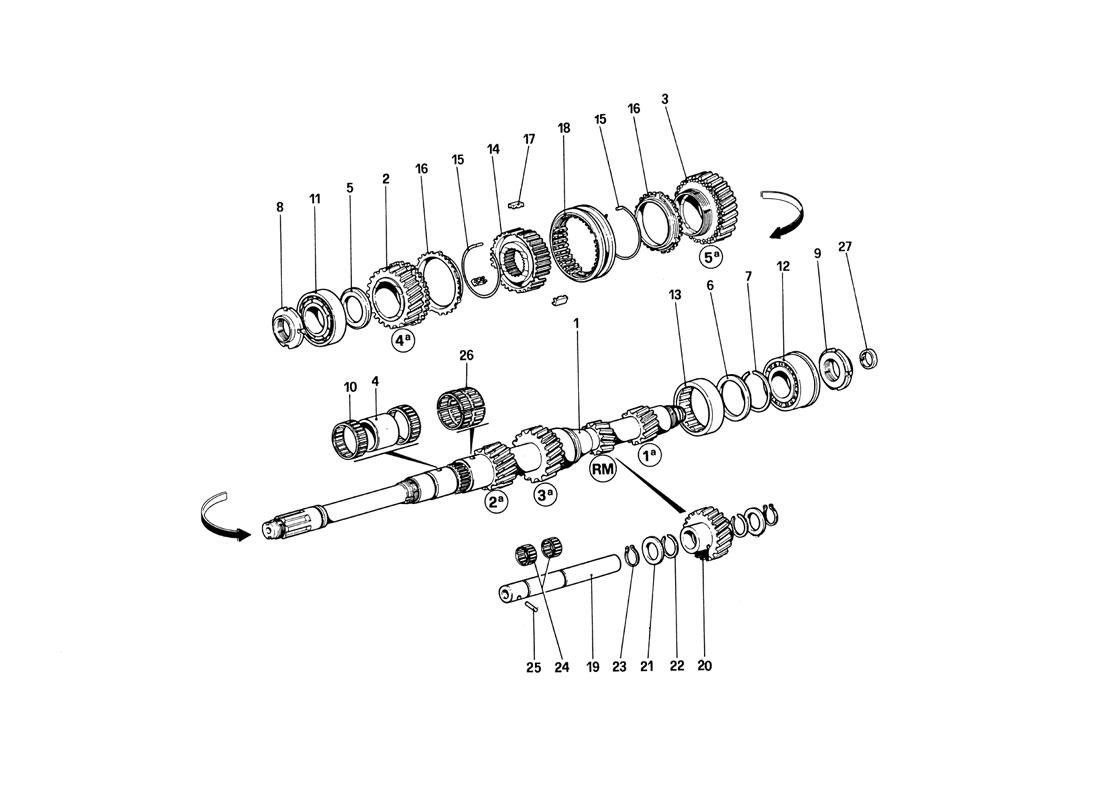 MAIN SHAFT GEARS