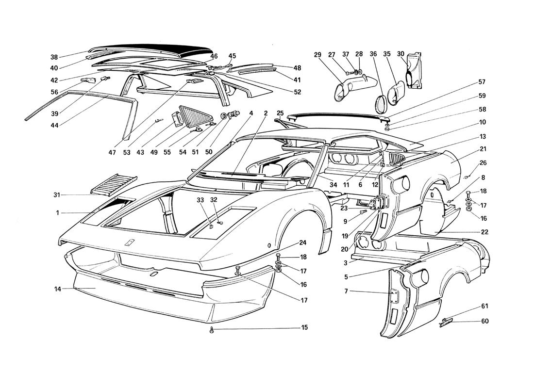 BODY SHELL - OUTER ELEMENTS
