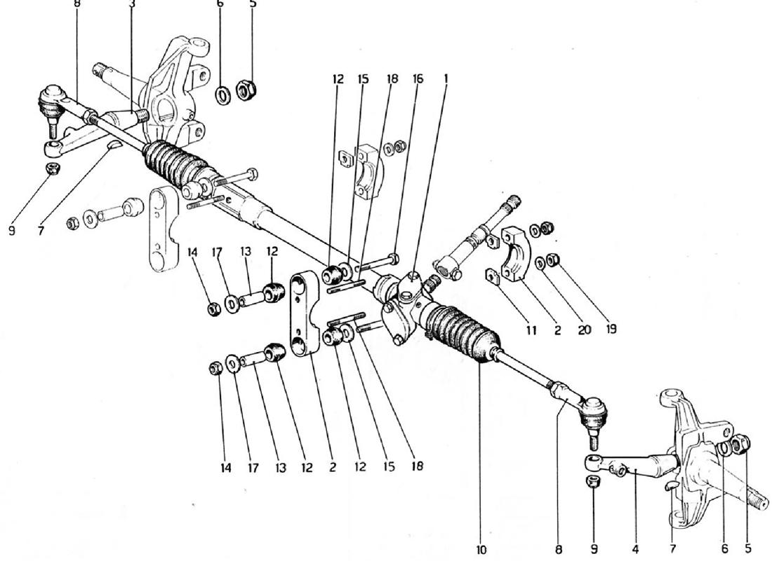 STEERING BOX AND LINKAGE