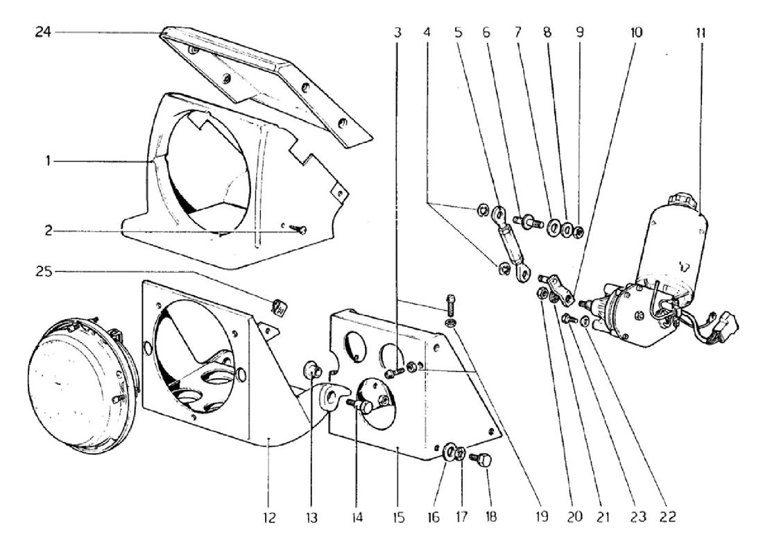 HEADLIGHTS LIFTING DEVICE