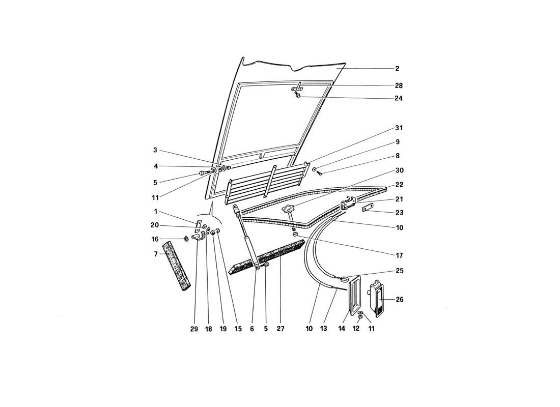 FRONT COMPARTMENT LID