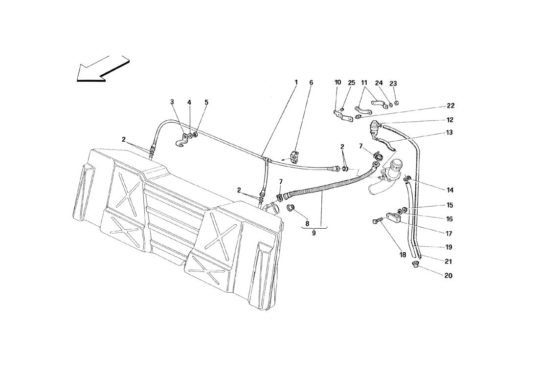 ANTIEVAPORATION DEVICE - VALID FOR CATALYTIC VEHICLES AND SA