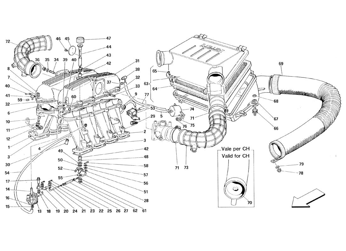 MANIFOLDS AND AIR INTAKE - MOTRONIC 2.5