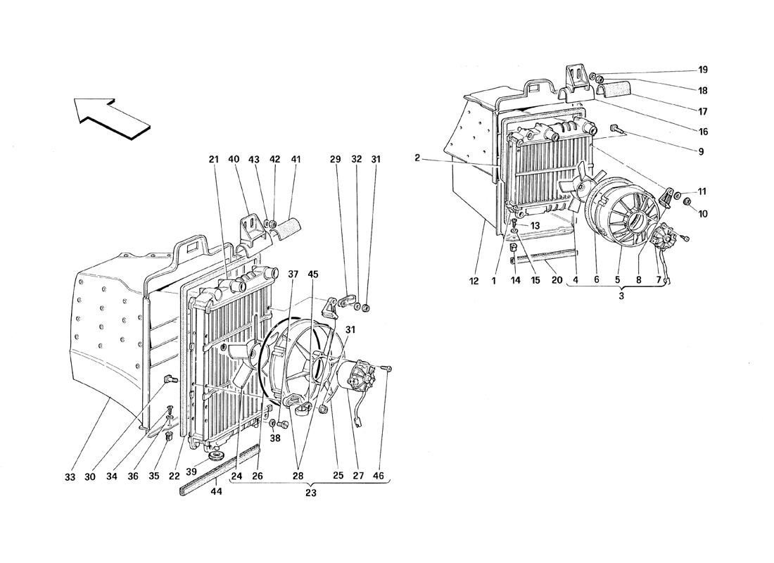 COOLING SYSTEM RADIATORS