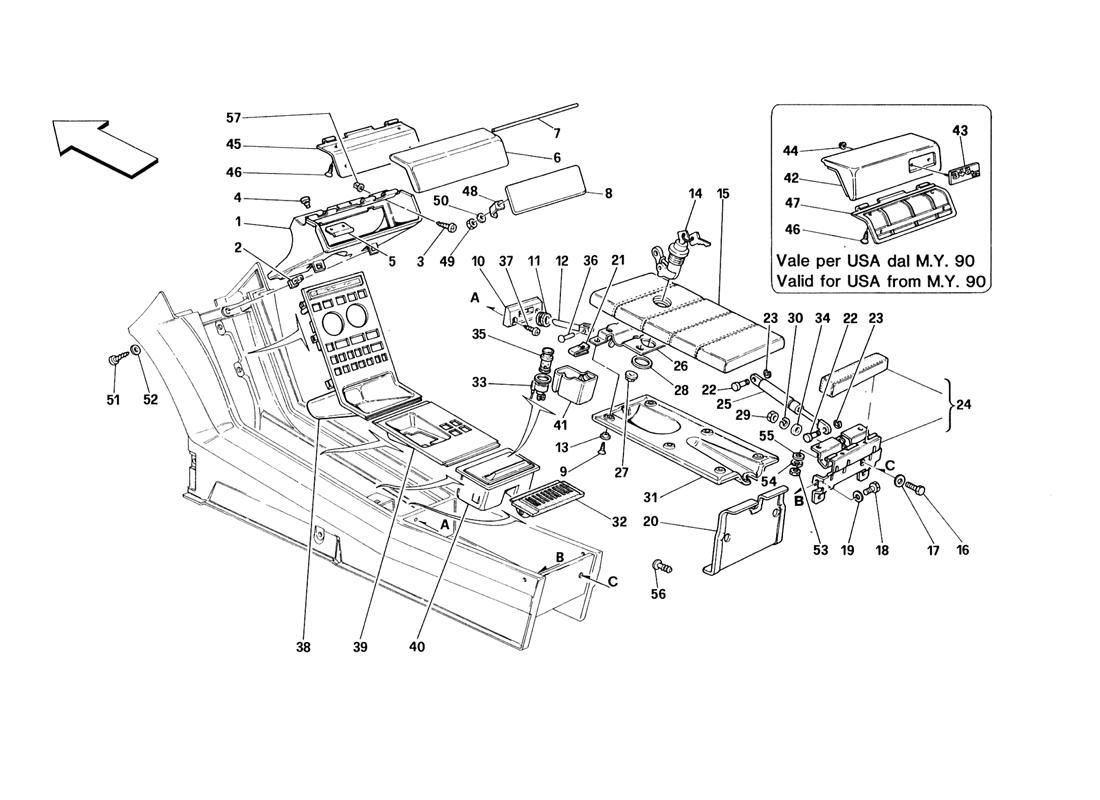 TUNNEL - ACCESSORIES - VALID FOR TS - SET HOLDER WITHOUT DOOR VERSION