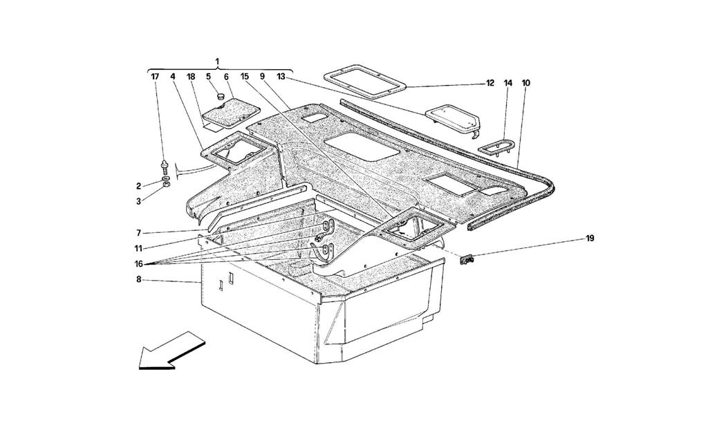 FRONT COMPARTMENTS CARPETS