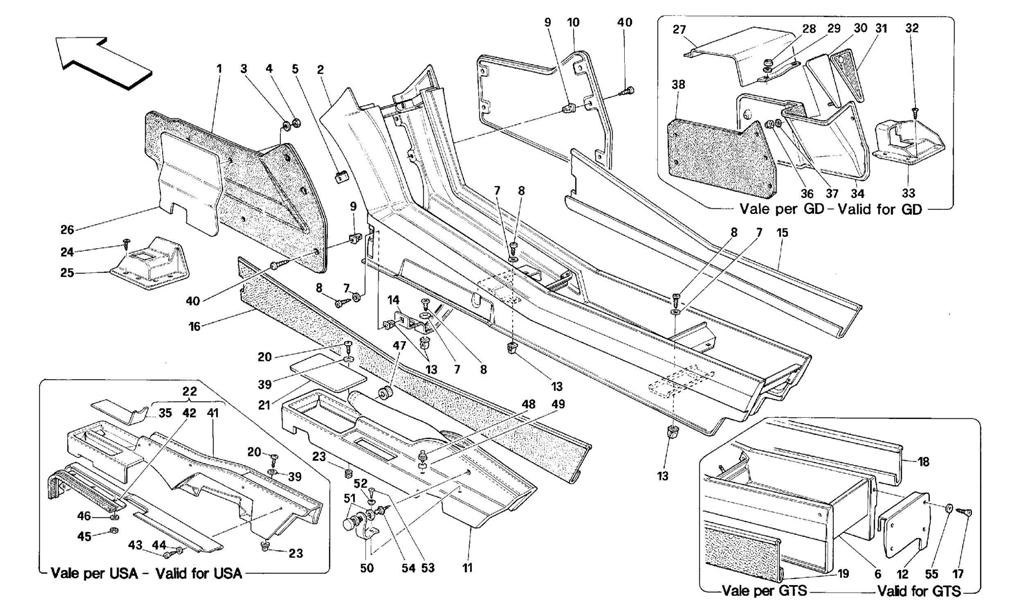 TUNNEL - FRAMEWORK AND TRIMS