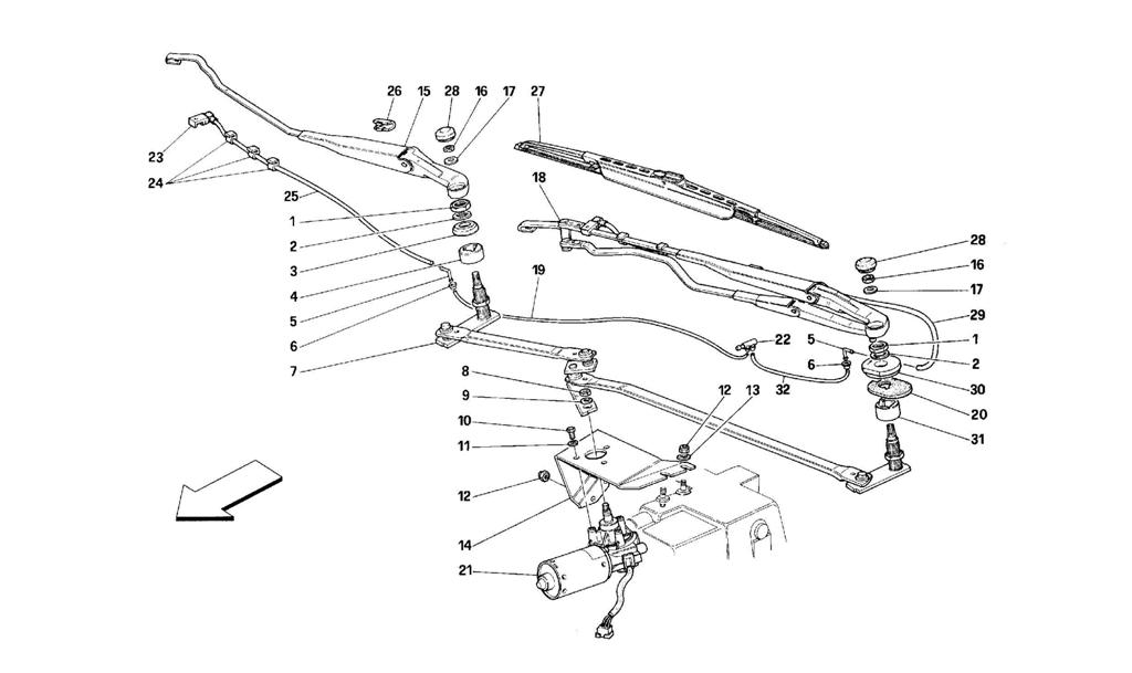 WINDSHIELD WIPER AND CONTROLS