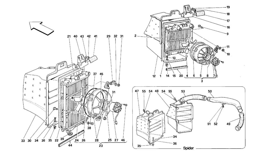 COOLING SYSTEM RADIATORS