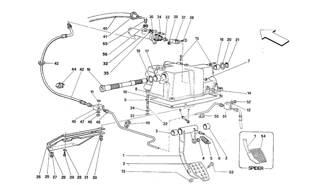 CLUTCH RELEASE CONTROL -NOT FOR RHD-
