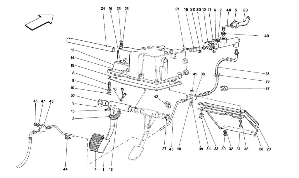 CLUTCH RELEASE CONTROL -VALID FOR RHD-