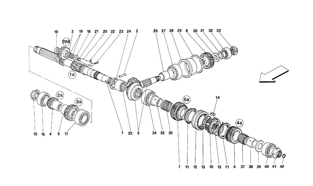 MAIN SHAFT GEARS