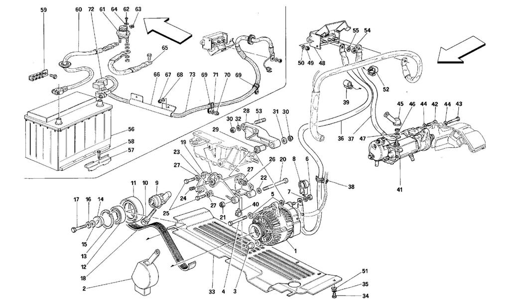 CURRENT GENERATOR - STARTING MOTOR