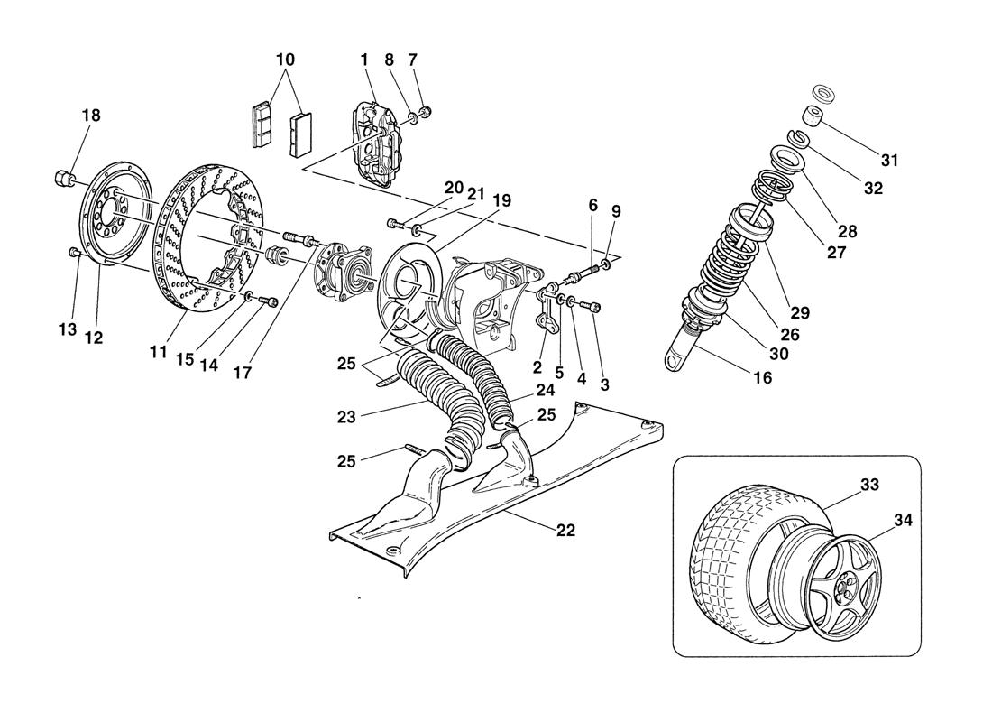 BRAKES - SHOCK-ABSORBERS - REAR AIR INTAKES - WHEELS
