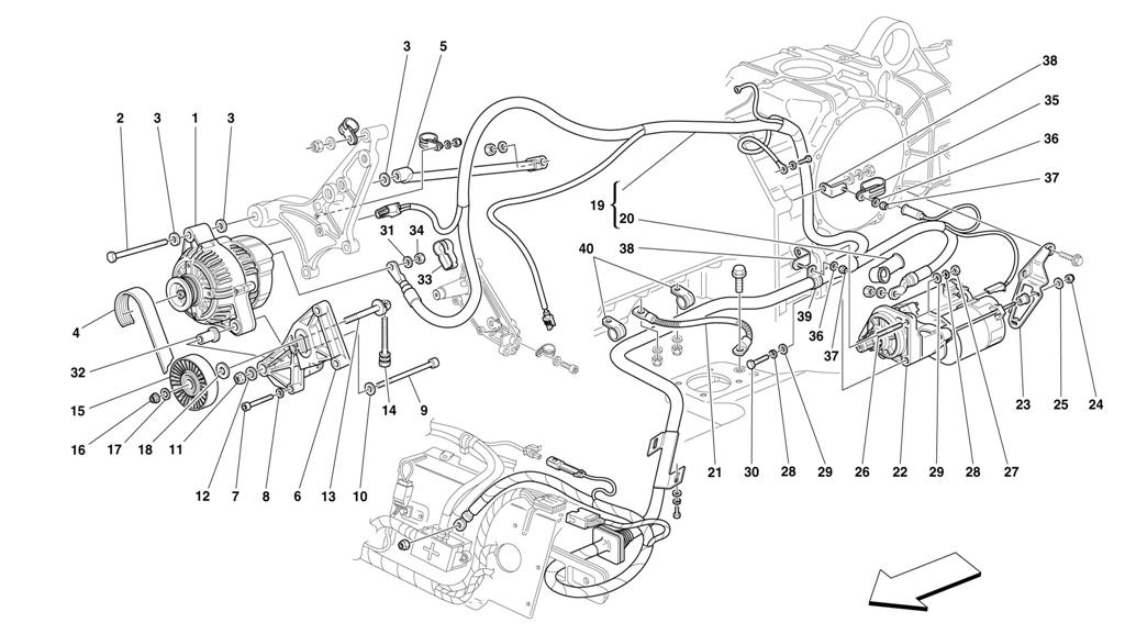 CURRENT GENERATOR : STARTING MOTOR
