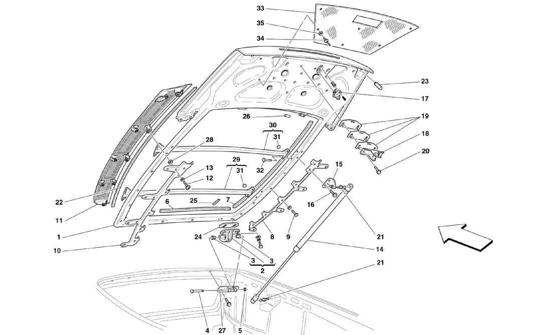 ENGINE BONNET