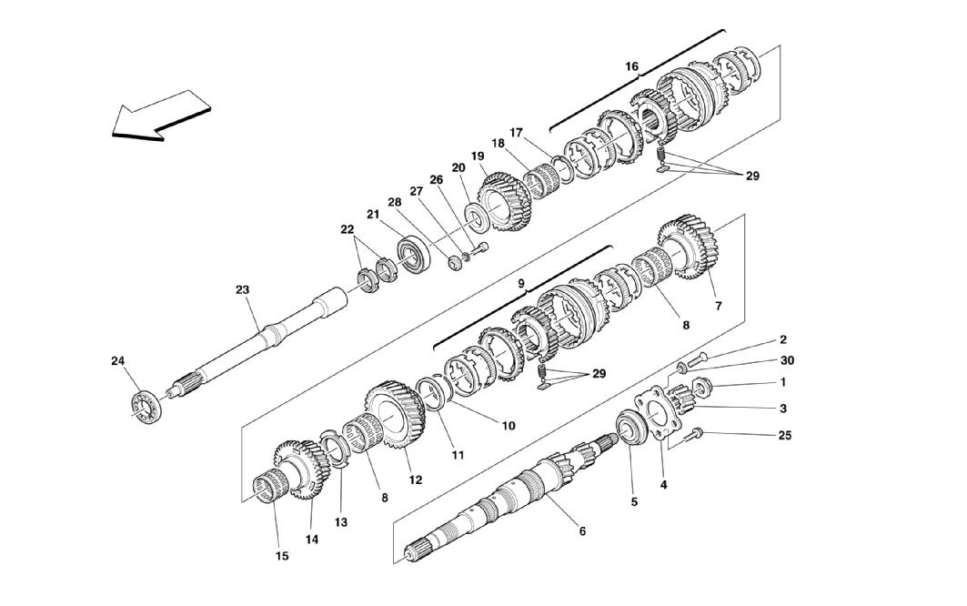 MAIN SHAFT GEARS