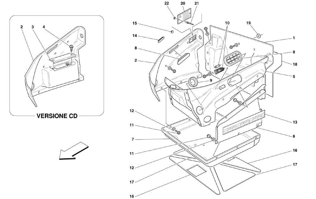 FRONT COMPARTMENT TRIMS