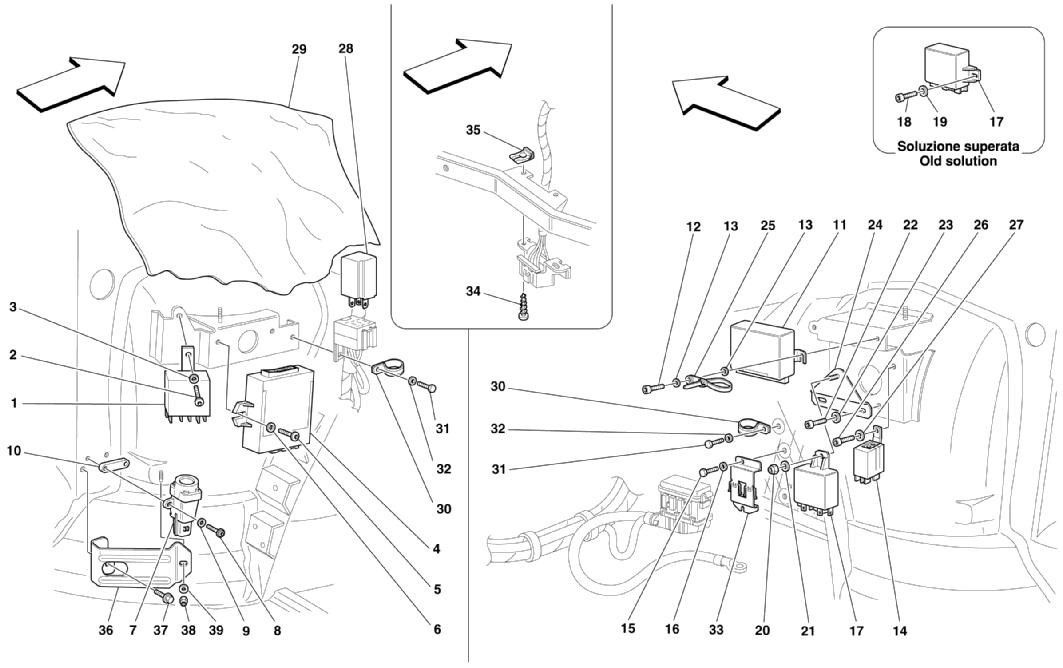 FRONT PASSENGERS COMPARTMENT CONTROL STATIONS