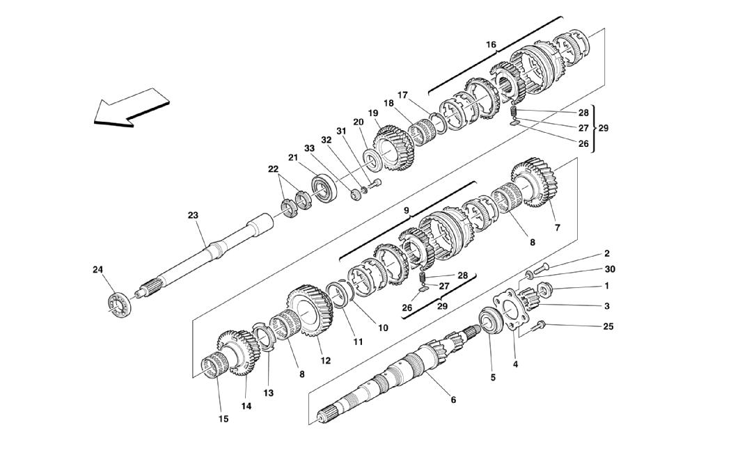 MAIN SHAFT GEARS