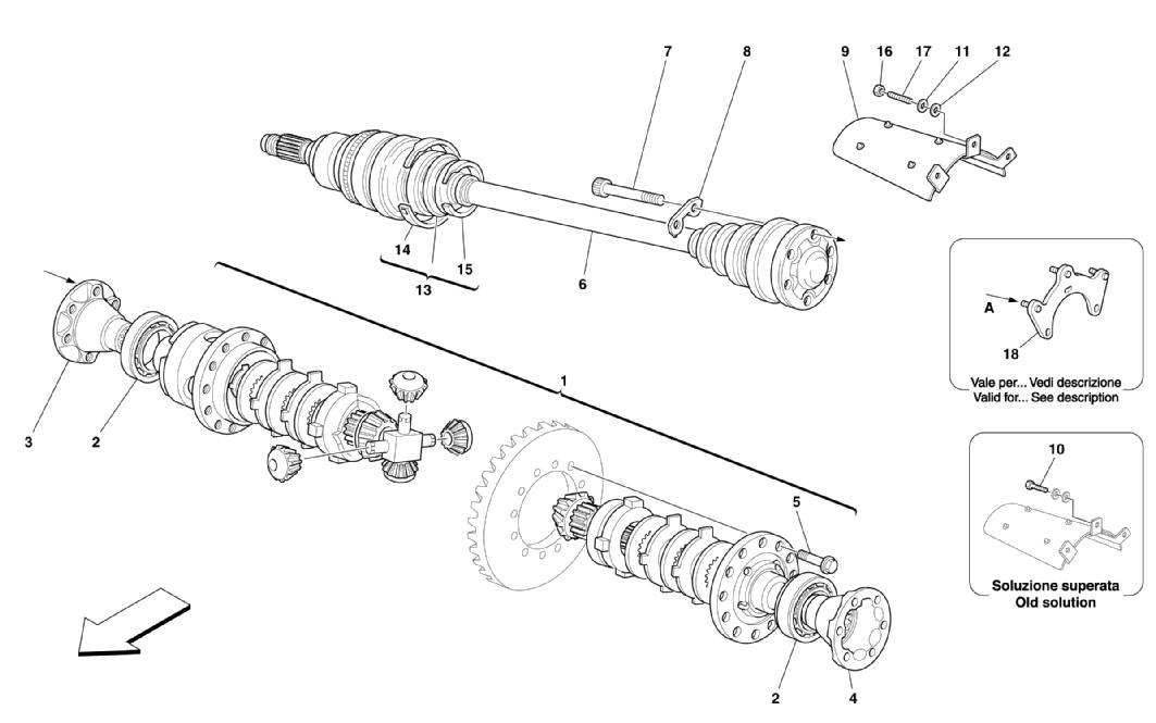 DIFFERENTIAL AND AXLE SHAFT