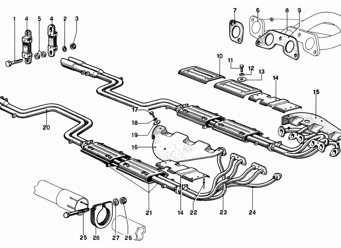 EXHAUST PIPES ASSEMBLY