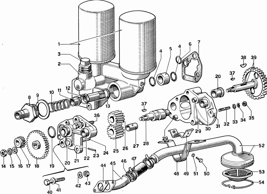 OIL PUMP AND FILTERS