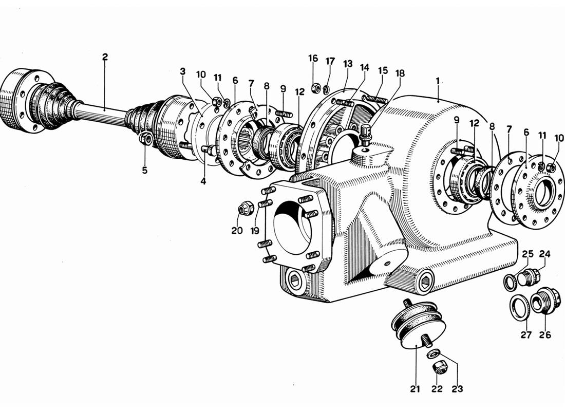 REAR AXLE AND AXLE