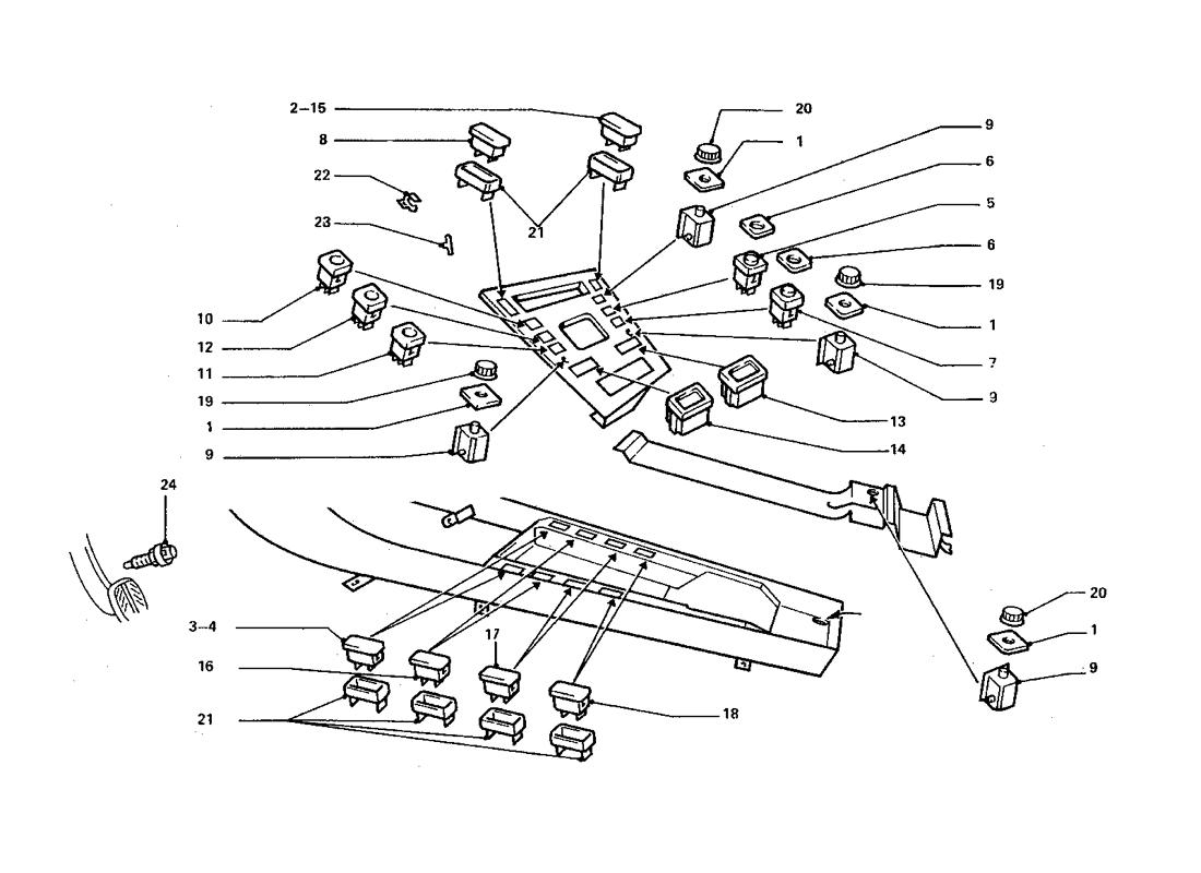 CENTER CONSOLE SWITCHGEAR