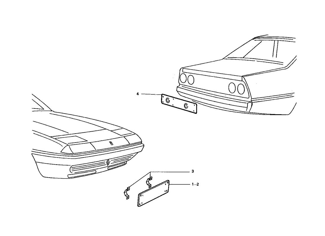 LICENSE PLATE MOUNTING