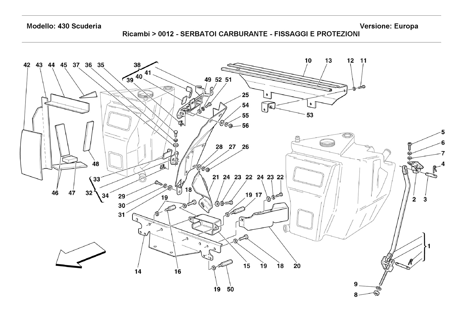 FUEL TANKS - FIXING AND PROTECTION