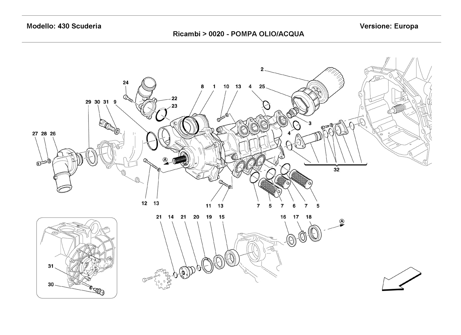 WATER/OIL PUMP