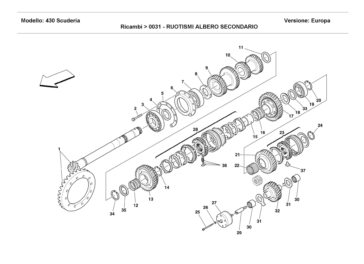 LAY SHAFT GEARS