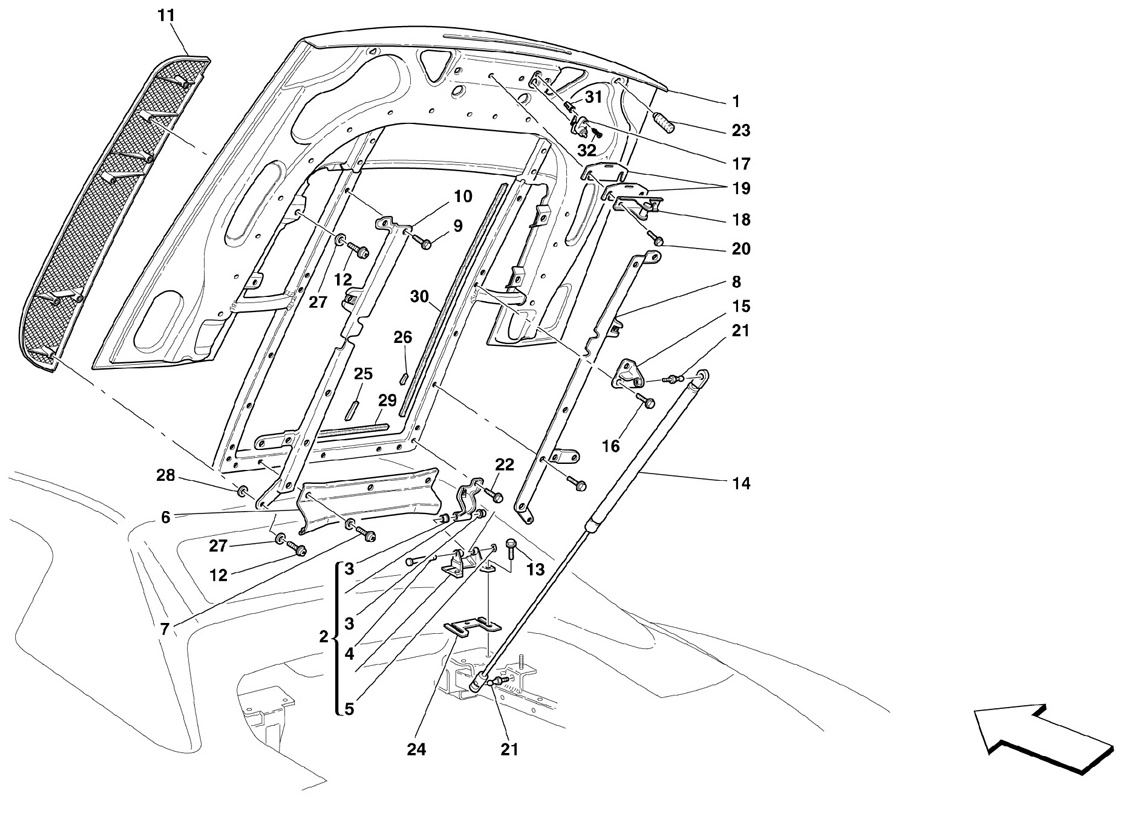 ENGINE BONNET