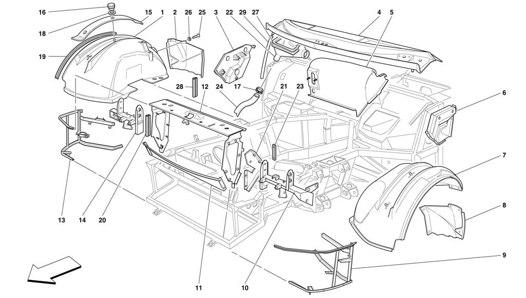 FRONT STRUCTURES AND COMPONENTS