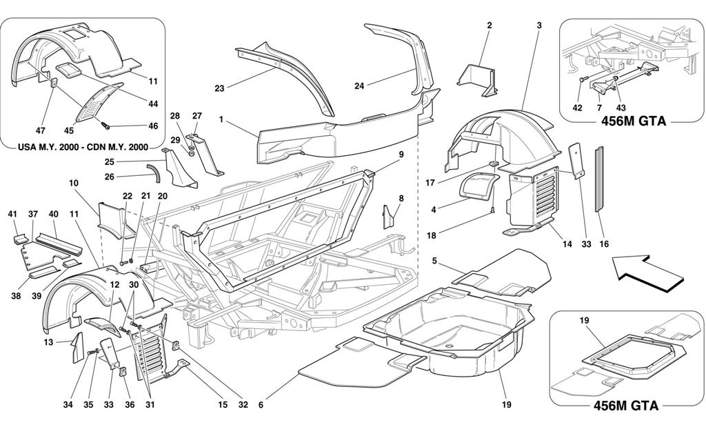 REAR STRUCTURES AND COMPONENTS
