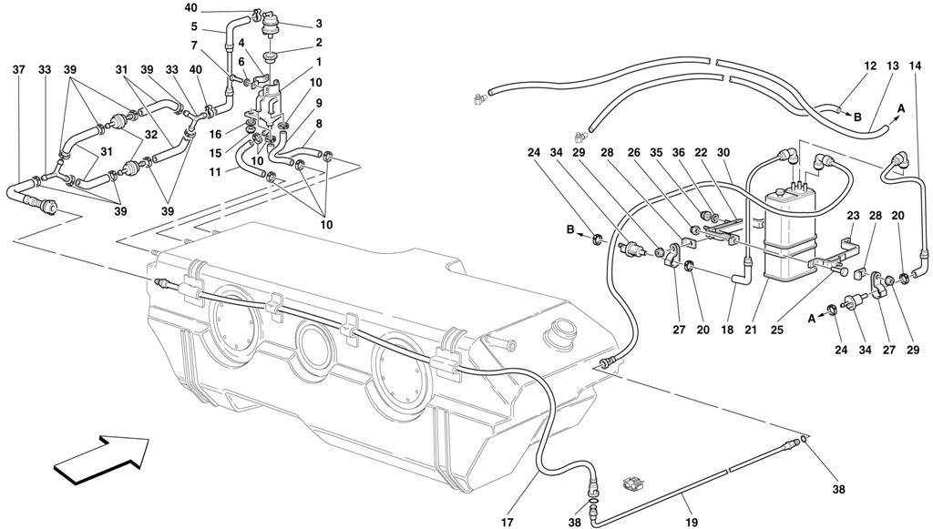 ANTIEVAPORATION DEVICE -VALID FOR USA, CDN AND AUS-NOT FOR USA M.Y. 2000 AND CDN M.Y. 2000-