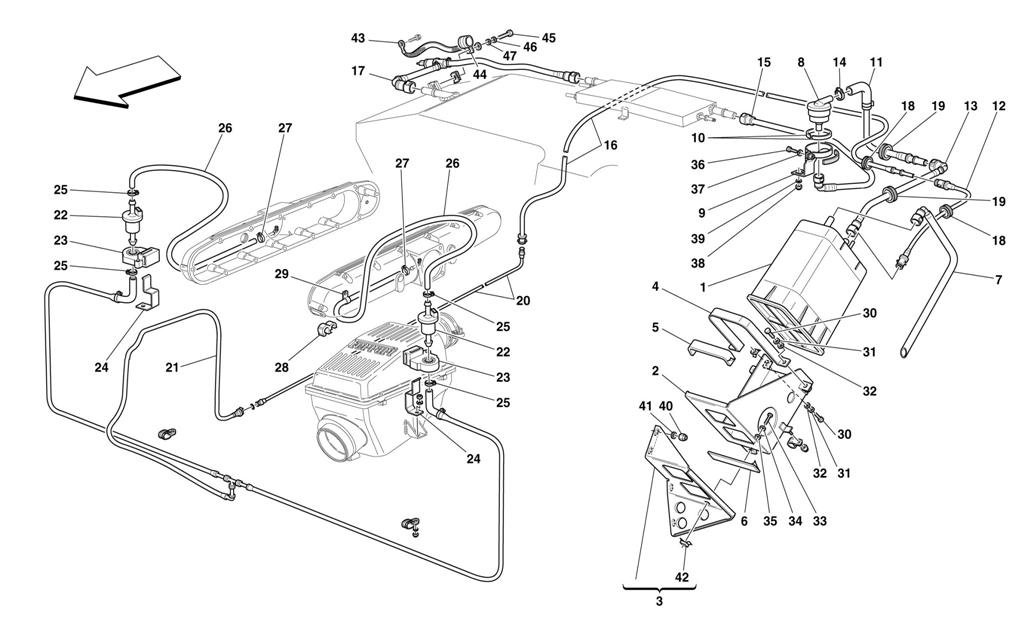 ANTIEVAPORATION DEVICE -VALID FOR USA M.Y. 2000 AND CDN M.Y. 2000-