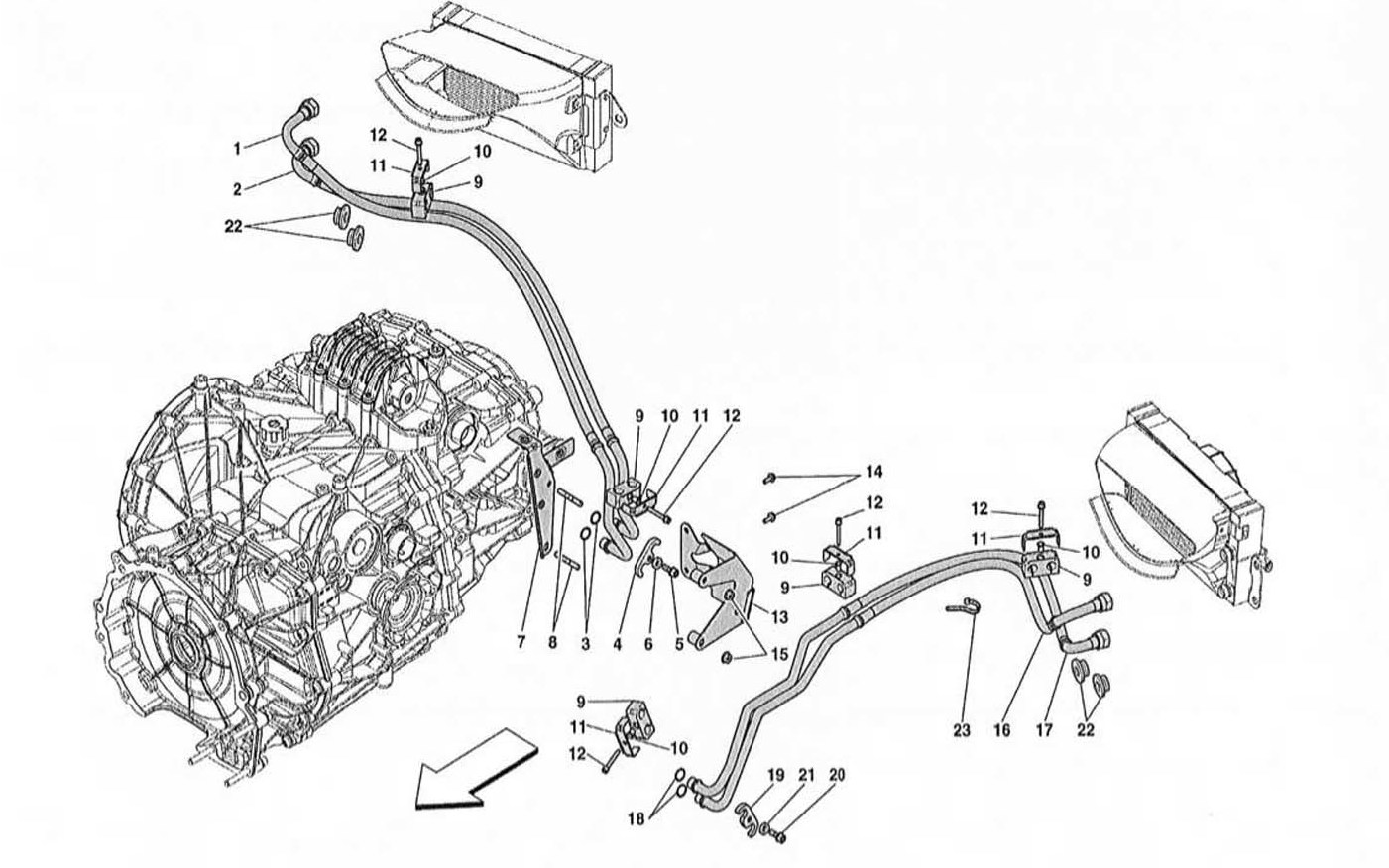 LUBRICATION AND GEARBOX OIL COOLING