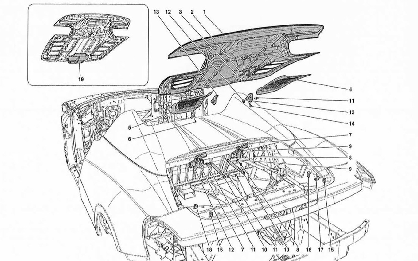 ENGINE BONNET