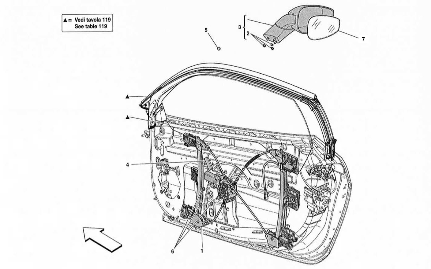 DOORS - POWER WINDOW AND REARVIEW MIRROR